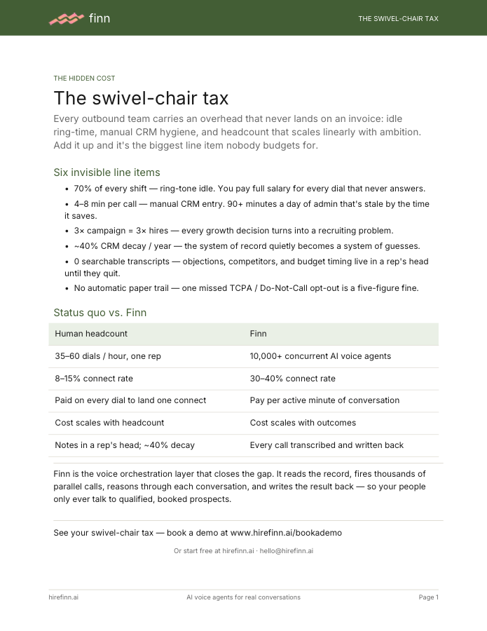 The swivel-chair tax